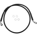 FRT BRAKE LINE XL BK +6
