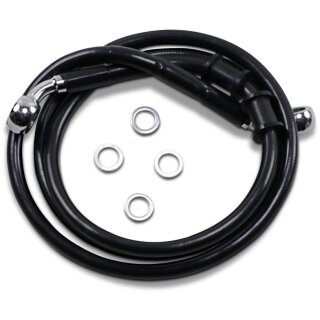 FRT BRAKE LINE XL BK +8