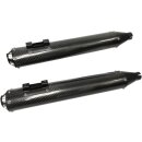 Ovale Carbon Racing Auspuff Endschalldämpfer Harley...