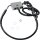 FRT BRAKE LINE XL BK +6