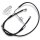 FRT BRAKE LINE XL BK +8