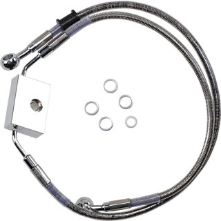 FRT BRAKE LINE XL SS +4
