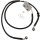 FRT BRAKE LINE XL BK +8