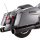 S&S MK45 Thruster Endschalldämpfer schwarz für Harley Touring 17-24