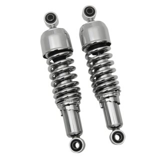 Drag Specialties Stoßdämpfer Chrom 13 Zoll für Harley Dyna 91-17