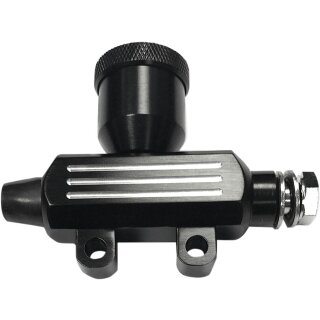 Universal Motorrad mini schwarz Hauptbremszylinder hinten 14mm für Harley Custom