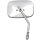 MIRROR PLAIN W STAND STEM