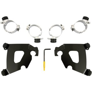 Memphis Shades Trigger Lock Montagesatz für Harley Dyna 06-17