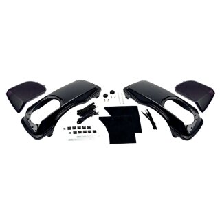 Hogtunes  Satteltaschen Lautsprecherabdeckung für Harley Touring 99-13