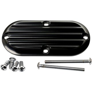 COVER INSP FINNED BLACK