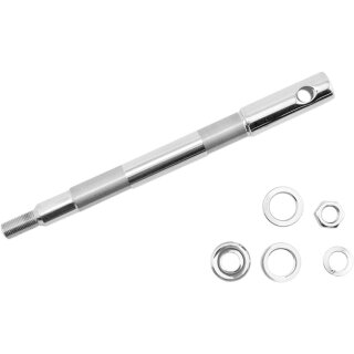 Vorderrad Achsen Kit chrom für Harley Dyna und Sportster 00-07