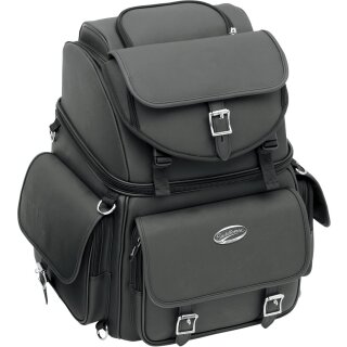 Saddlemen Sissybar Rückenlehne Gepäcktasche Chopper Motorrad BR3400EX