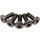 KIT ROTOR TO HUB REAR BLK