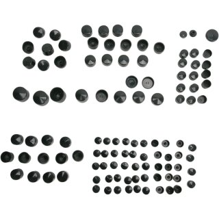COVERS BOLT 09-16 FL BLK