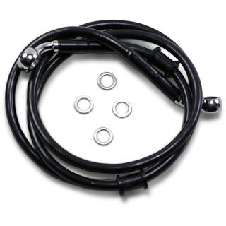 FRT BRAKE LINE XL BK +12