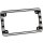 FRAME LICENSE PLATE BLACK