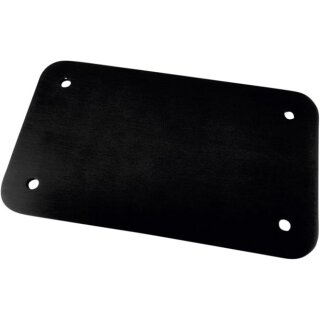 LICENSE BACK PLATE BLACK
