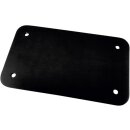 LICENSE BACK PLATE BLACK