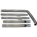 Cobra Bad Hombre Fishtail Dual Auspuffanlage für Harley Softail 86-06