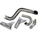 Cobra Bad Hombre Fishtail Dual Auspuffanlage für Harley Softail 86-06