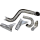 Cobra Bad Hombre Fishtail Dual Auspuffanlage für Harley Softail 86-06