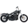 Vance & Hines Short Shot Staggered black FXD 12-17