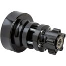 HUB RR 09-UP FLT BLACK