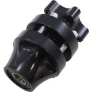 HUB FT SNGL 00-07 FLT BLK