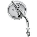 3"ROUND MIRROR ADJ STEM