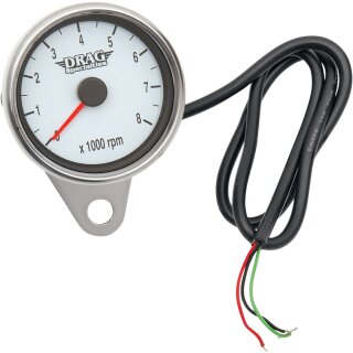 TACHOMETER WHT FACE