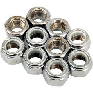7/16-20 CHR NYLN NUT