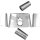 FORK TINS FLST RIB CHR 5PC