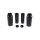 Cult-Werk, 6-piece fork tube cover kit. Gloss black