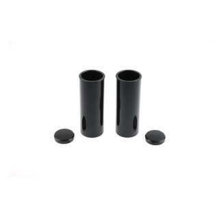 Cult-Werk, 4-piece fork tube cover kit. Gloss black