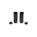Cult-Werk, 4-piece fork tube cover kit. Gloss black