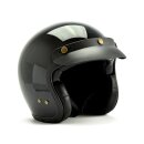 Roeg Jettson Helm schwarz glanz black