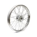 2.15 x 21 front wheel 40 spokes chrome FL 67-72