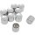 CHROME LONG BUTTON CAP