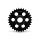 Solid motor sprocket, 30t