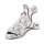 PM, 4-p 08-up 125x4B caliper. Bolt-on, right front. Chrome