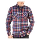 Rokker Lakewood Shirt, blue/red