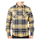 Rokker Reno Shirt, blue/yellow