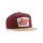 Rokker TRC Slow Burn Snapback cap, maroon