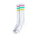 American Socks Knee High Mcfly, red/blue/darkblue striped