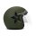 DMD P1 demi-jet helmet Star matte green ECE appr.