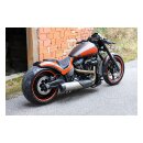 Cult-Werk, Softail wide fender kit Racing. 2-up seat