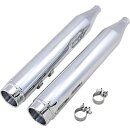Vance & Hines Torquer 450 Auspuff Dämpfer chrom für Harley Touring 95-16