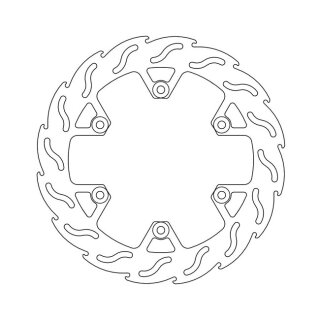 Moto-Master Flame series fixed brake rotor