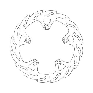 Moto-Master Flame series fixed brake rotor