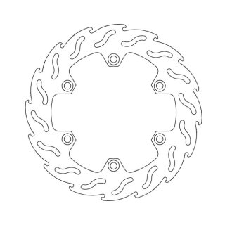 Moto-Master Flame series fixed brake rotor